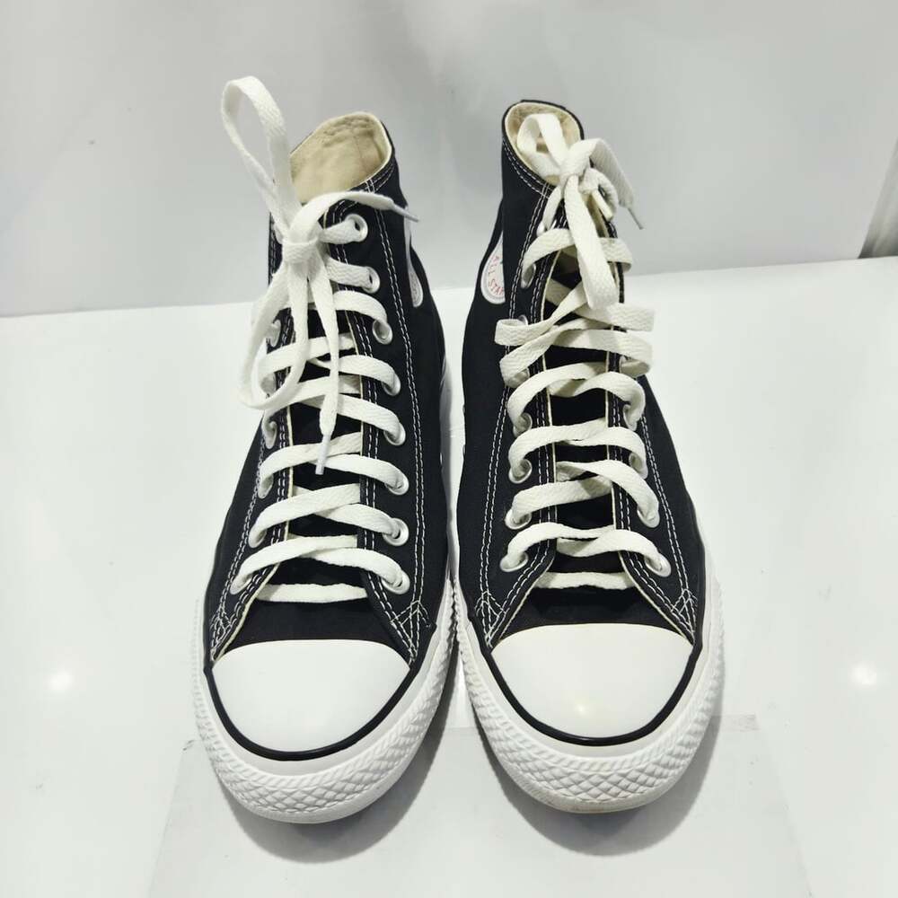 Converse Chuck Taylor All Star High Top Size 8.5 Men 10.5 Women Black Canvas Sne